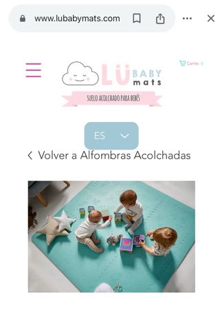 Alfombra acolchada infantil 