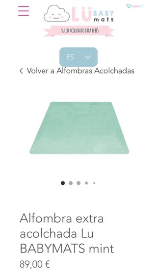 Alfombra acolchada infantil 