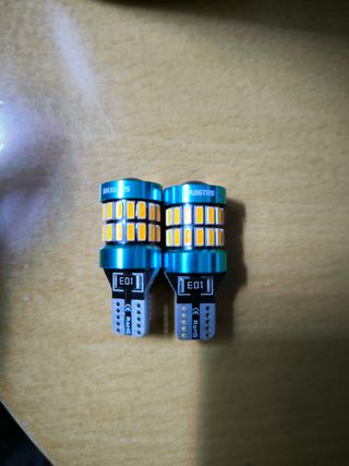 Bombillas LED T15 W16W Canbus Ambar