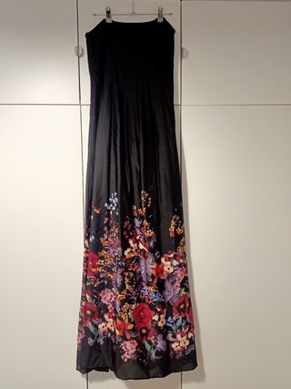 Vestido fiesta palabra de honor