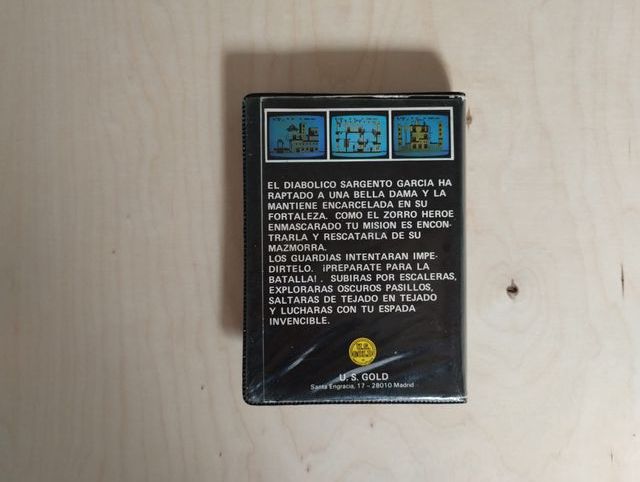 Juego Zorro Amstrad