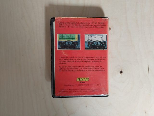 Juego Turbo Esprit Amstrad CPC