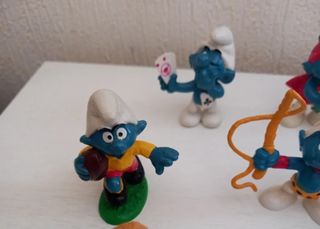 Set 6 Puffi peyo schleich pitufos the smurfs