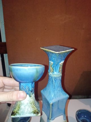 juego de botella y cinco copas