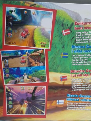 NUEVO.Juego Wii-U Cocoto Kart Racer 2+4 volantes