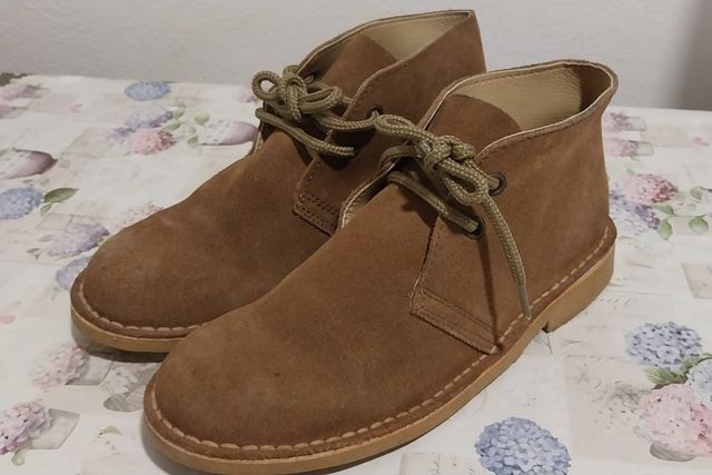 Zapato/botas/botin de  cuero n.37