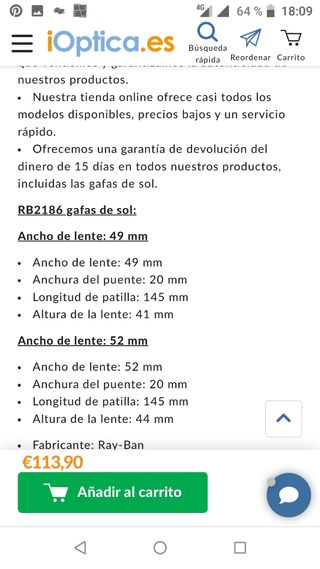 Gafas de Sol  Ray-Ban/ StateStreet.