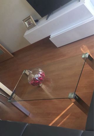 Mesa centro cristal
