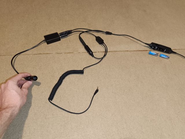 Adaptador auriculares aviacion a Airbus