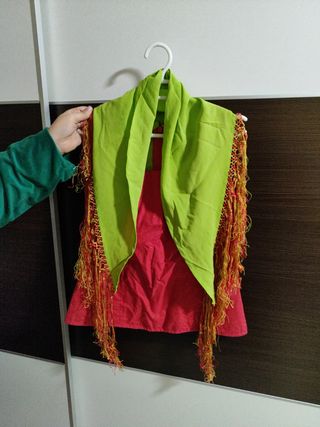 traje de flamenca 2 piezas