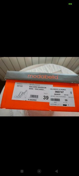 Zapatos tacón talla 39 cómodos marrón 