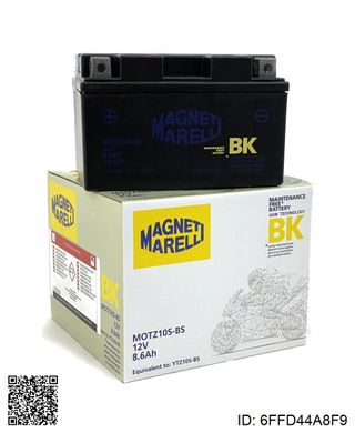 Batería de moto sin mantenimiento Magnet 6FFD