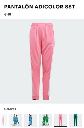 Pantalón chándal Adidas adicolor rosa