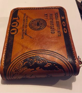 cartera billetera monedero piel