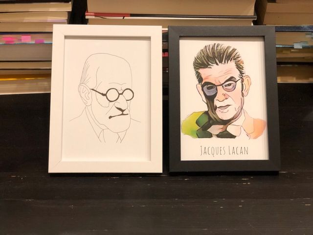 Freud y Lacan Psicoanálisis Arte Despacho