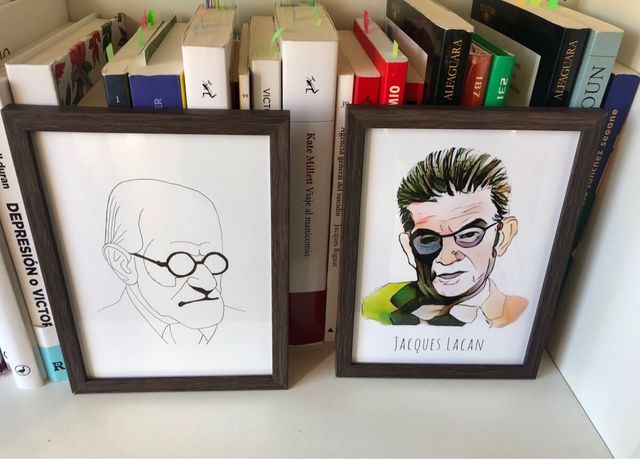Freud y Lacan Psicoanálisis Arte Despacho
