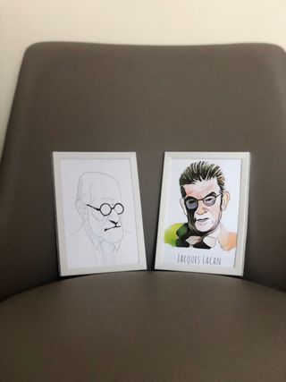 Freud y Lacan Psicoanálisis Arte Despacho