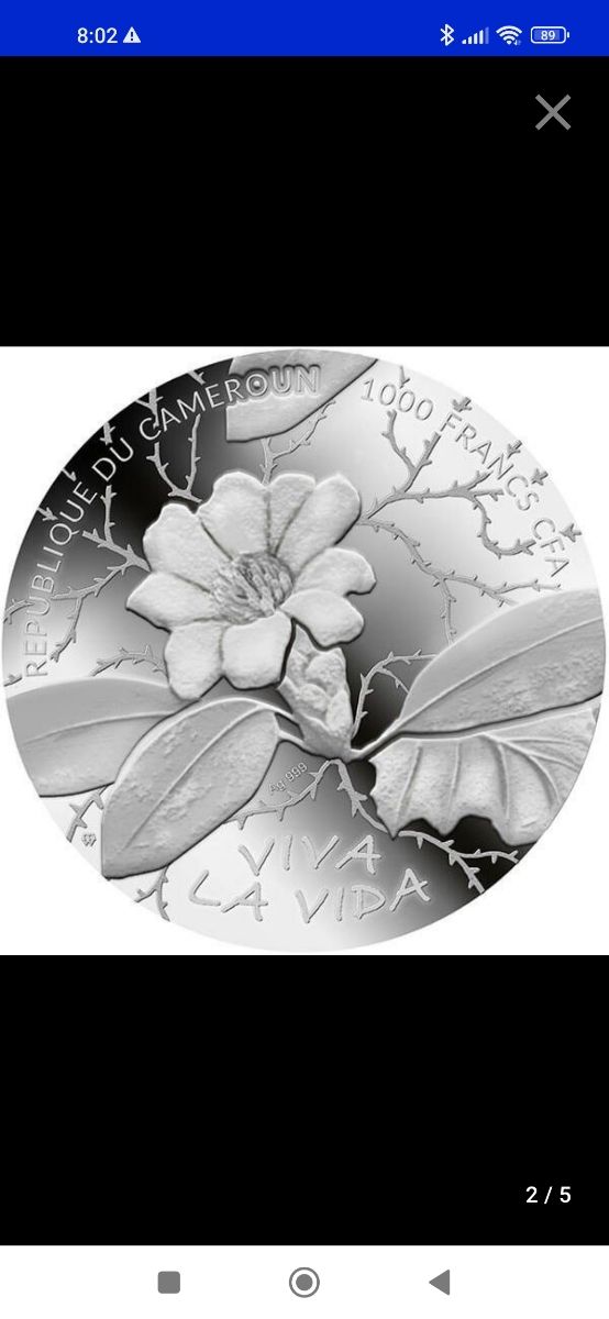 Onza Frida Kahlo moneda 1 onza