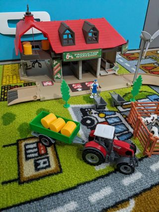 Granja de animales juguete