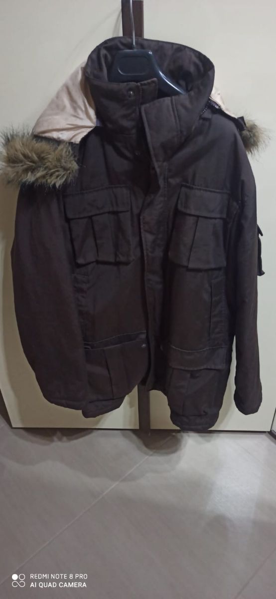 Cappotto Slam con cappuccio L