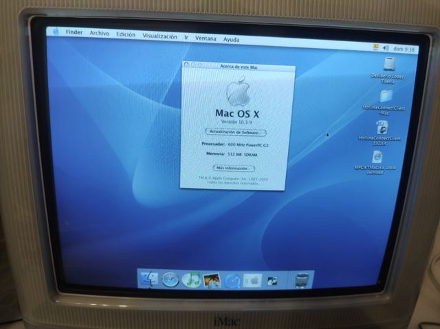 iMac G3 última versión 2001