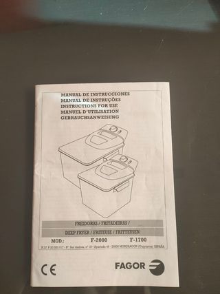 Freidora de aceite FAGOR