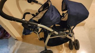 carro doble bebe juguete