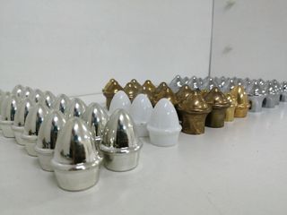 Lote 60 terminales cortinas plástico surtidos