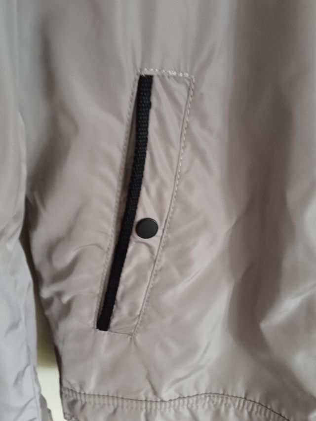 Cazadora hombre beige