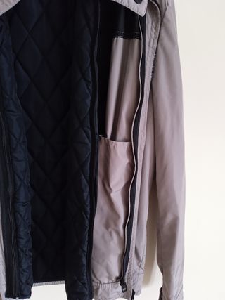 Cazadora hombre beige 