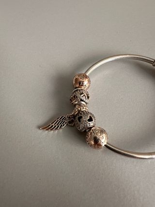 Pulsera rigida Pandora con charms