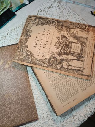 LIBRO ARTE Y DECORACIÓN EN ESPAÑA 1920