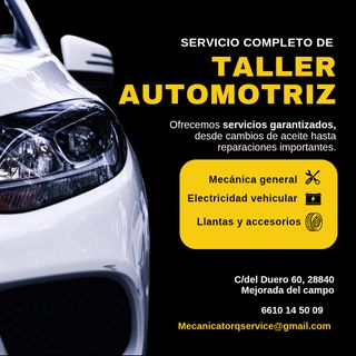 Taller mecánico de coches, furgonetas y camiones 