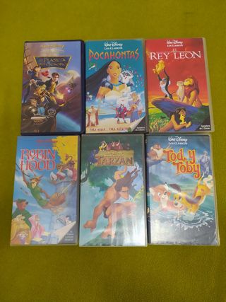 VHS Disney clásicos