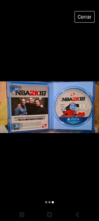 Juego Ps4 NBA 2K18