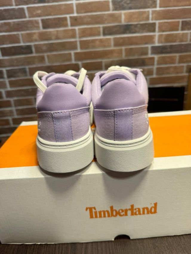 sneakers Timberland donna estive tela canvas lilla