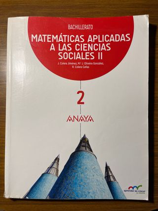 Libro de matemáticas de CCSS 2 de bach