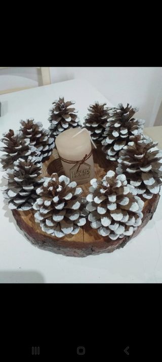 Centrotavola di legno