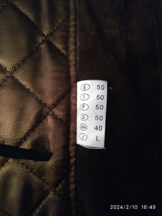 Vendo chaquetón de ante auténtico