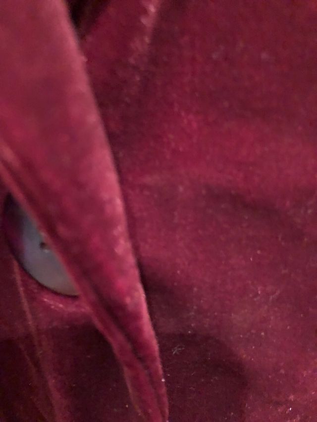 chaqueta terciopelo burdeos talla 42