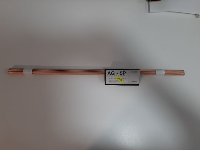 Varillas de plata para soldar al 5%, 500 gramos