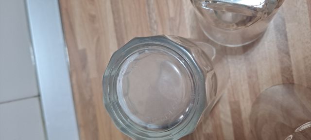 Vasos cristal altos transparentes