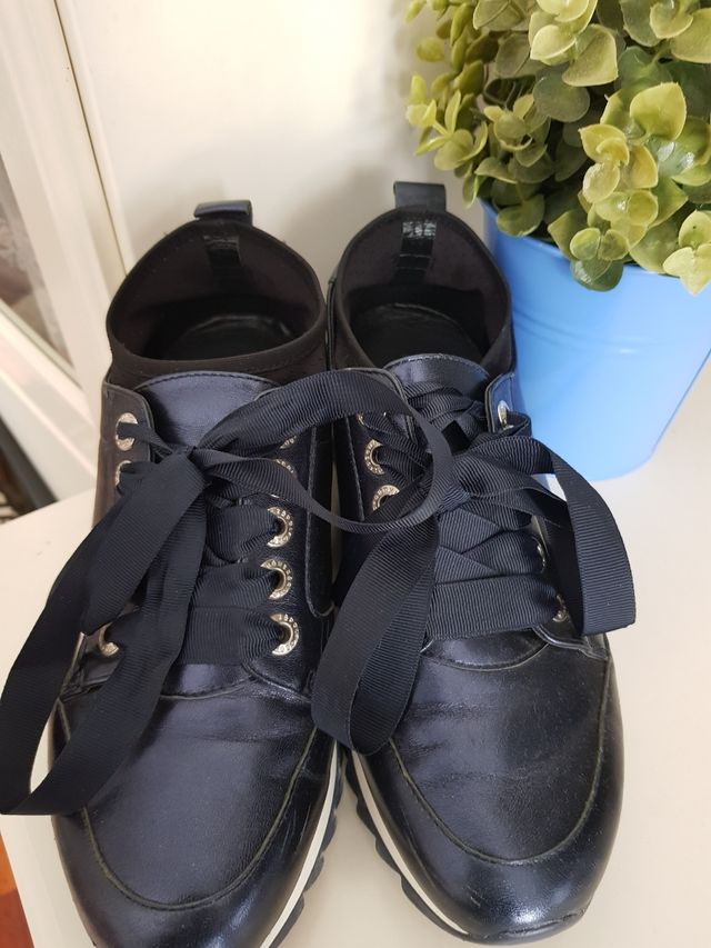 Tenis bambas Adolfo Domínguez núm 37 azul marino