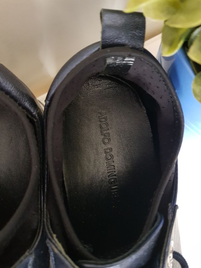 Tenis bambas Adolfo Domínguez núm 37 azul marino