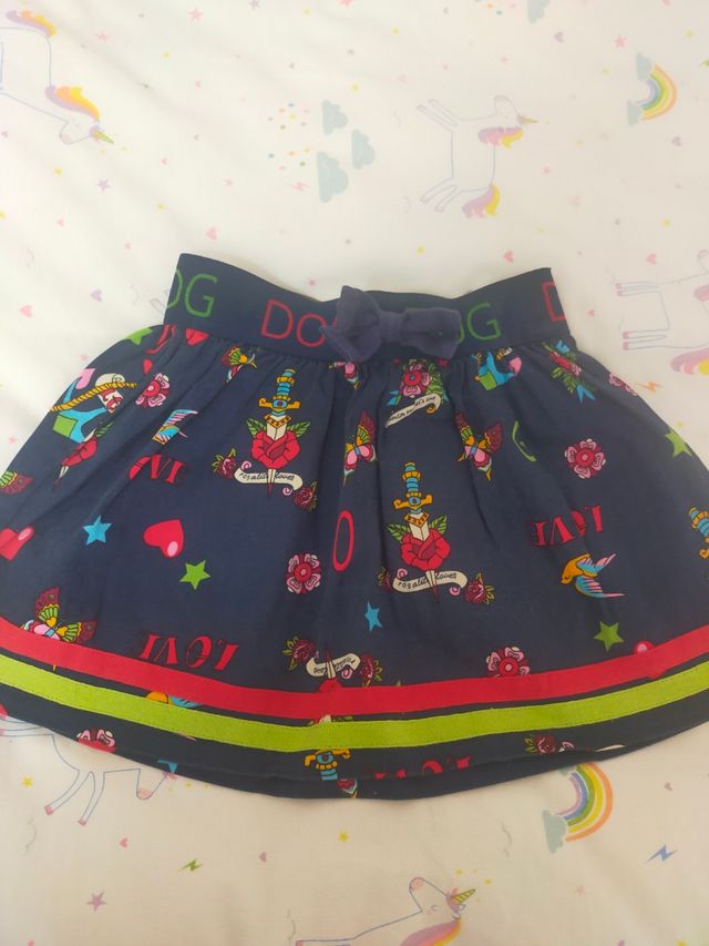 Falda niña talla 4