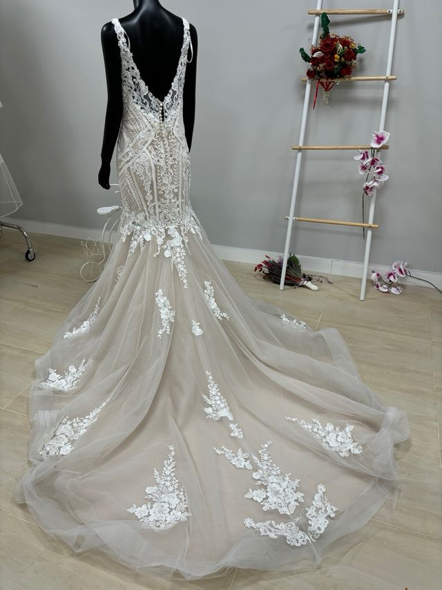 Vestido Novia t 40 50%