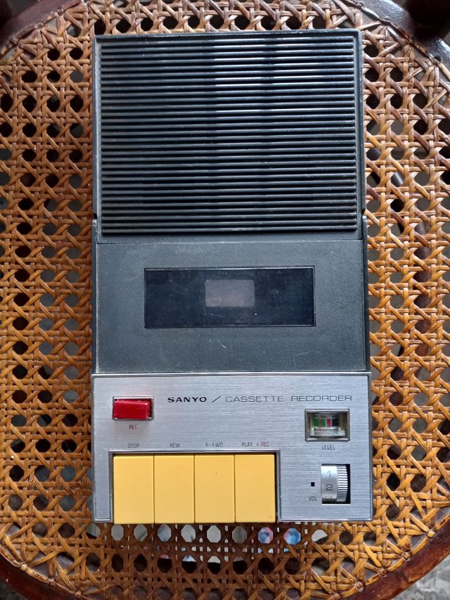 Cassette-recorder🌼💛🌼vintage Sanyo
