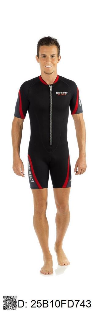 Traje de buceo corto neopreno PLAYA UOMO 25B1