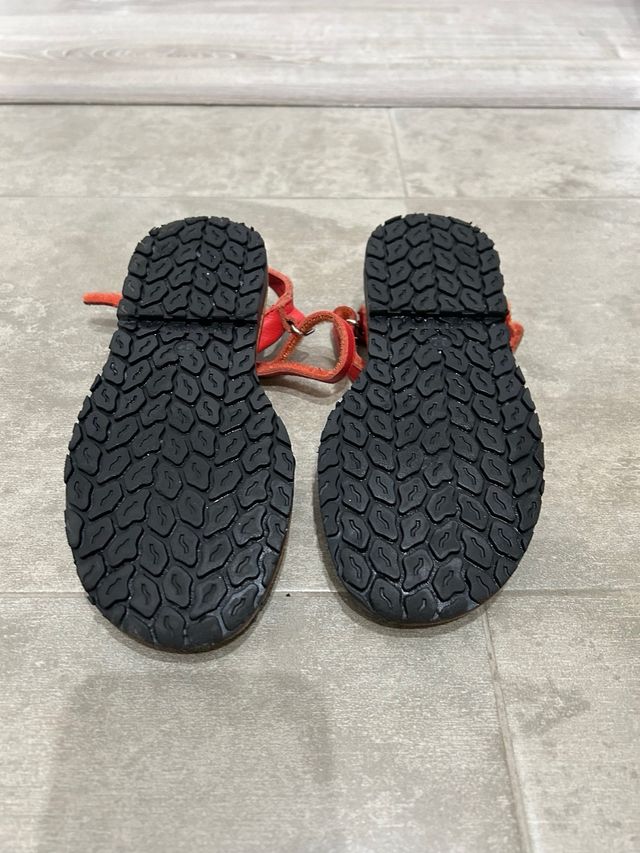 Sandalias Piel Popa Talla 32