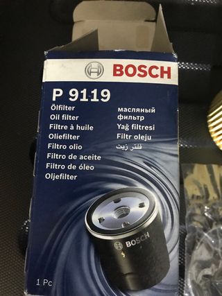Fil Bosch P9119 Filtro de aceite